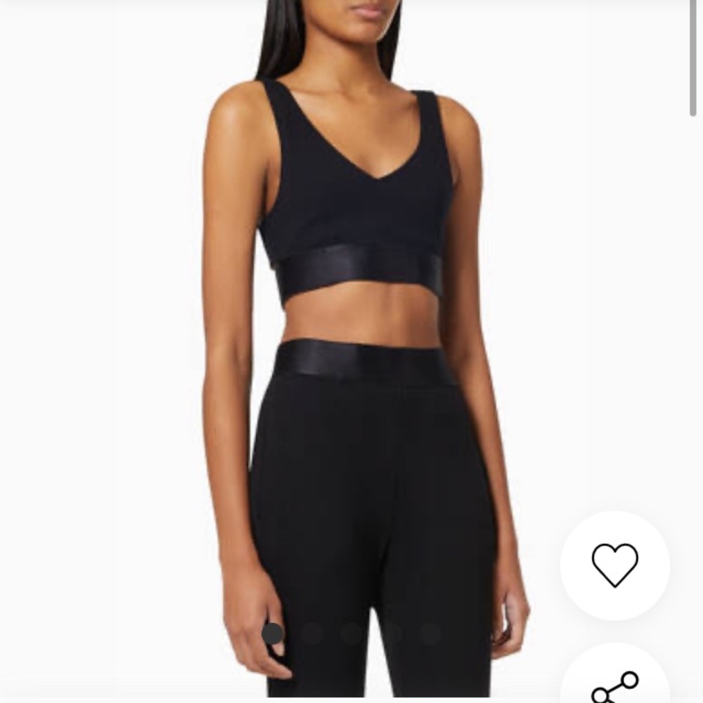 The Range alloy knit bralette
